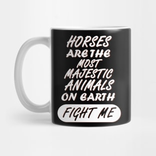 Horses Majestic Stallion Mare Girl Mug